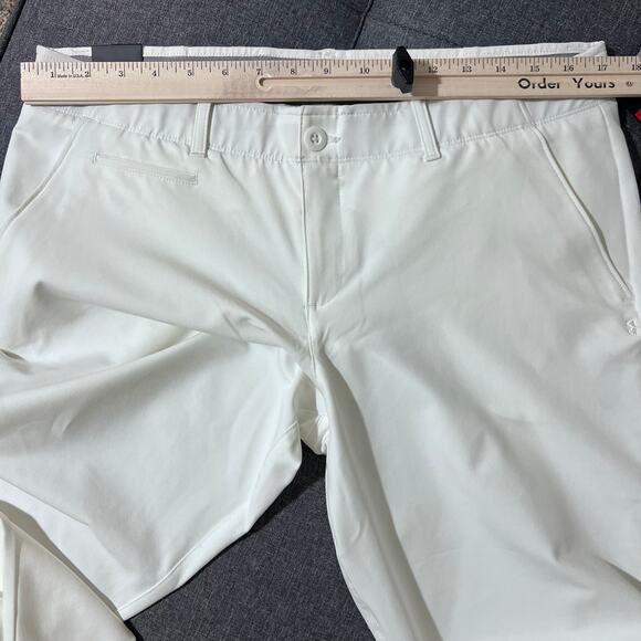 NWT‎ Under Armour Pant Women 14 White Fitted Activewear Golf - Picture 7 of 16